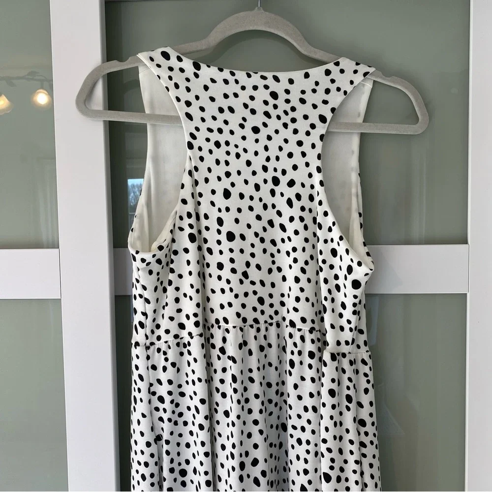 Black and White Dalmatian Dress - Picture 3 of 4